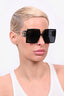 Christian Dior Black Oversized Square Sunglasses