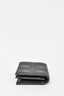 Christian Dior Black Ultramatte Cannage Calfskin Lady Dior Compact Wallet