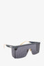 Christian Dior Navy Oblique DiorClub M1U Oversize Sunglasses