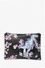 Christian Dior X Sorayama Black Cherry Blossom Dinosaur Zip Pouch