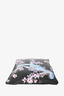 Christian Dior X Sorayama Black Cherry Blossom Dinosaur Zip Pouch