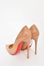 Christian Louboutin Beige Patent Leather So Kate Pumps Size 35.5