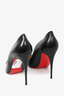 Christian Louboutin Black Leather Pointed Toe Heels Size 41