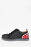 Christian Louboutin Black 'Louis Junior Spike' Sneakers Size 40 Mens