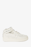 Comme des Garcons x Nike Air Force 1 Mid 'Triple White' Sneakers Size 9.5