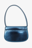 Diesel Blue Patent Leather 1DR Shoulder Bag with Strap