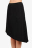 Donna Karen Signature Black Asymmetrical Skirt Size 8