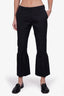 Dries Van Noten Black Cotton Flare Trousers Size 36