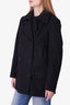Dries Van Noten Black Wool Double Breast Coat Size L
