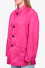 Dries Van Noten Fuchsia Pink Nylon Jacket Size M