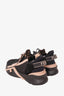 Fendi Black Calf Leather Flow Low Top Sneakers Size 40