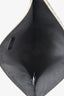 Fendi Black Leather Karl Stud/Mink Fur Embellished Zip Pouch