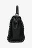 Fendi Black Leather Lace Up Mini Peekaboo Bag