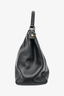 Fendi Black Leather 'Iconic Peekaboo' Satchel w/ Strap