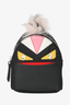 Fendi Black Micro Monster Backpack Bag Charm