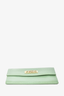 Fendi Green Leather Wallet GHW