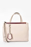 Fendi Taupe Leather 'Vitello Petite' Top Handle Bag
