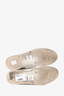 Fendi White Leather Sock Detail Sneakers Size 37
