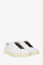 Fendi White Leather Zucca Slip-On Sneakers Size 36