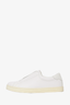 Fendi White Leather Zucca Slip-On Sneakers Size 36