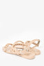 Givenchy Beige Rubber Chain Link Sandals Size 38