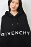 Givenchy Black/White Large Logo Hoodie sz XXL Mens