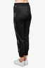 Givenchy Black Logo Tape Sleeve Zip-Up Track Pants sz L Mens