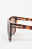 Givenchy Brown Tortoiseshell Straight Top Sunglasses