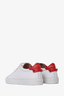 Givenchy White/Red Lace-Up Sneakers Size 39