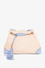 Gucci White/Blue Canvas&Leather Medium Soho Chain Strap Shoulder Bag