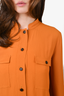 Gucci 2013 Orange Silk Maxi Dress Size 42