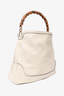 Gucci Cream Leather Bamboo 'Diana' Large Tote