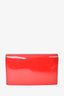 Gucci Red Patent Leather Icon Wallet On Strap
