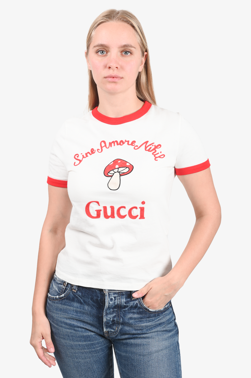 Gucci White Red