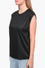 Helmut Lang Black Cotton Sleeveless Top Size S
