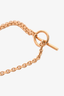 Hermes 18K Gold Chaîne D'ancre Punk Bracelet