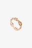 Hermes 18K Rose Gold Chaine d'Ancre Enchainee Ring Size 52