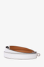 Hermes 2017 White Leather Kelly Belt