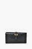 Hermes 2019 Black Epsom Leather Bearn Wallet GHW