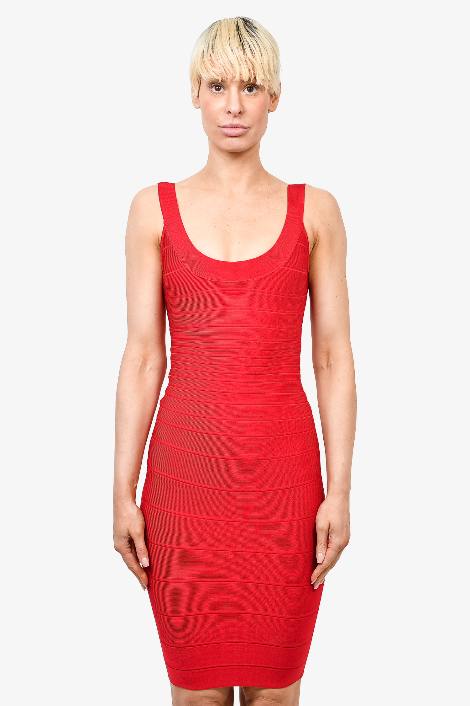 Herve Leger Red Bandage Mini Dress Size XS – Mine & Yours
