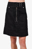 Isabel Marant Black Denim High Waisted Mini Skirt Size 36