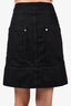 Isabel Marant Black Denim High Waisted Mini Skirt Size 36