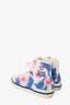 Isabel Marant Blue/Pink Multiprint High Top Sneakers Size 41