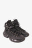 Jimmy Choo Black Lace-Up Hiking Boots Size 39