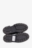 Jimmy Choo Black Leather Crystal Embellished 'Bryer' Loafers Size 39