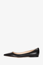 Jimmy Choo Black Leather Pointed Toe 'Alina' Flats Size 36