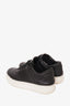 Jimmy Choo Black Leather 'Hawaii' Low Top Sneaker Size 37