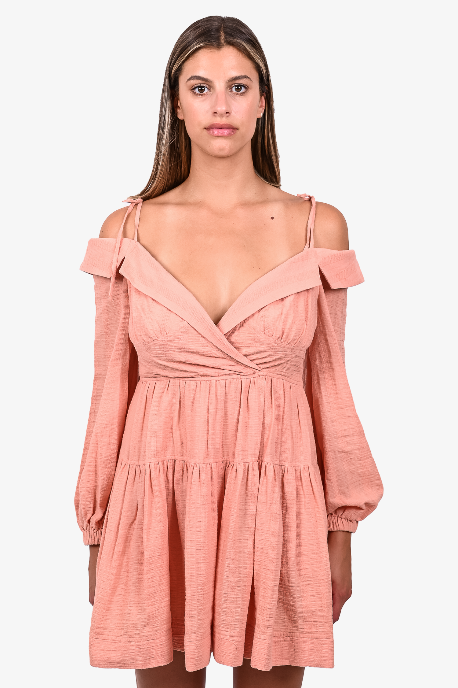 Jonathan Simkhai Orange Cotton 'Bahari' Mini Dress Size L – Mine & Yours