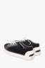 Lanvin Black/Green Suede Low Top Sneaker Size 10
