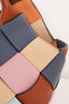 Loewe Multicolour Calfskin Small Woven Basket Surplus Bag